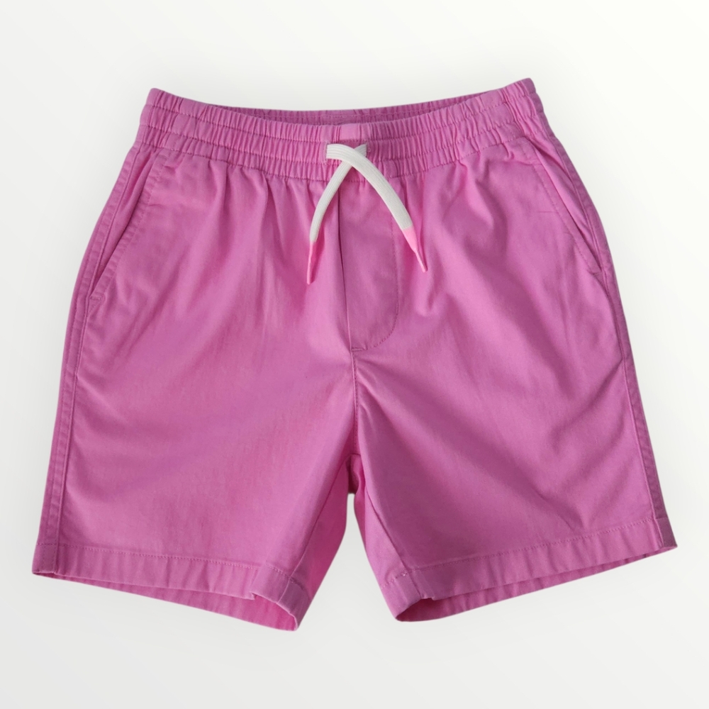 Vineyard Vines Pink Whale Logo‎ Shorts Kids 8 Cotton Blend Casual Preppy Summer